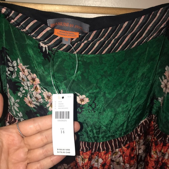 Anthropologie Bhanuni Jyoti Tiered Maxi Skirt - Picture 4 of 6